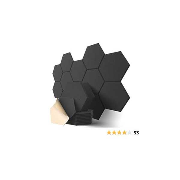 Soundproof Wall Panels Kuchoow Acoustic Panels Self-Adhesive Acoustic Panels Sound Absorbing High Density - Image 3