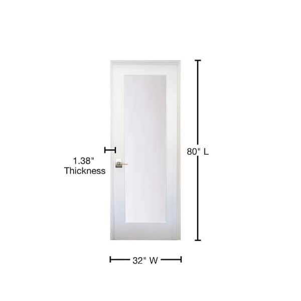 Satin Etch Glass Standard Door Stile Doors Handing - Image 2