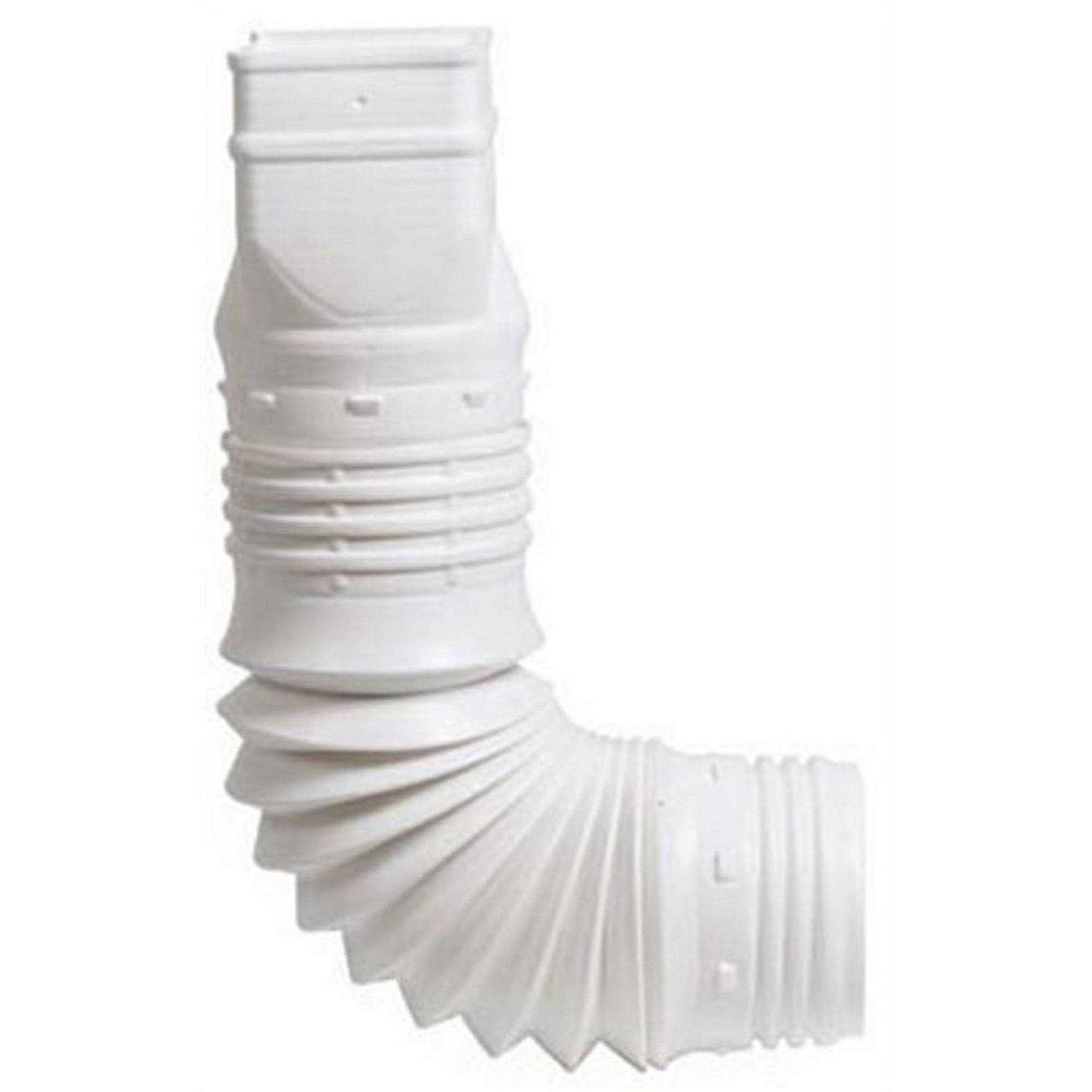 Amerimax ADP53129 Down Spout Adaptor, 3 inch x 4 inch, White - Image 3