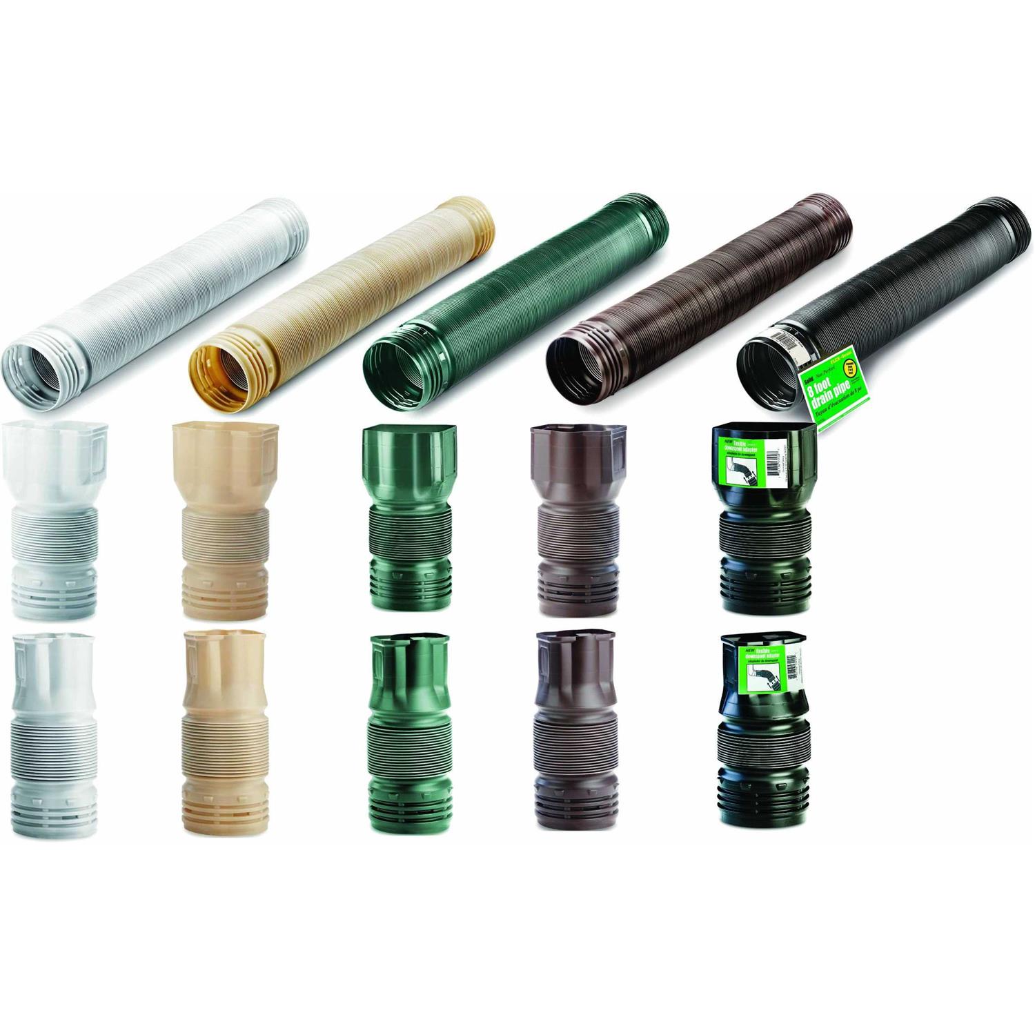 Amerimax ADP53129 Down Spout Adaptor, 3 inch x 4 inch, White - Image 4