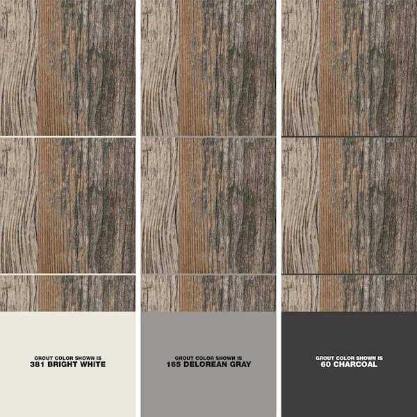Marazzi Montagna Wood Weathered Gray 6 in. x 24 in. Porcelain Floor and Wall Tile - Image 5