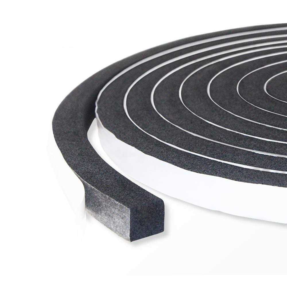 Dgsl Foam Insulation Tape self Adhesive,Weather Stripping for Doors and Windows,Sound Proof soundproofing Door Seal,Weatherstrip,Pipe