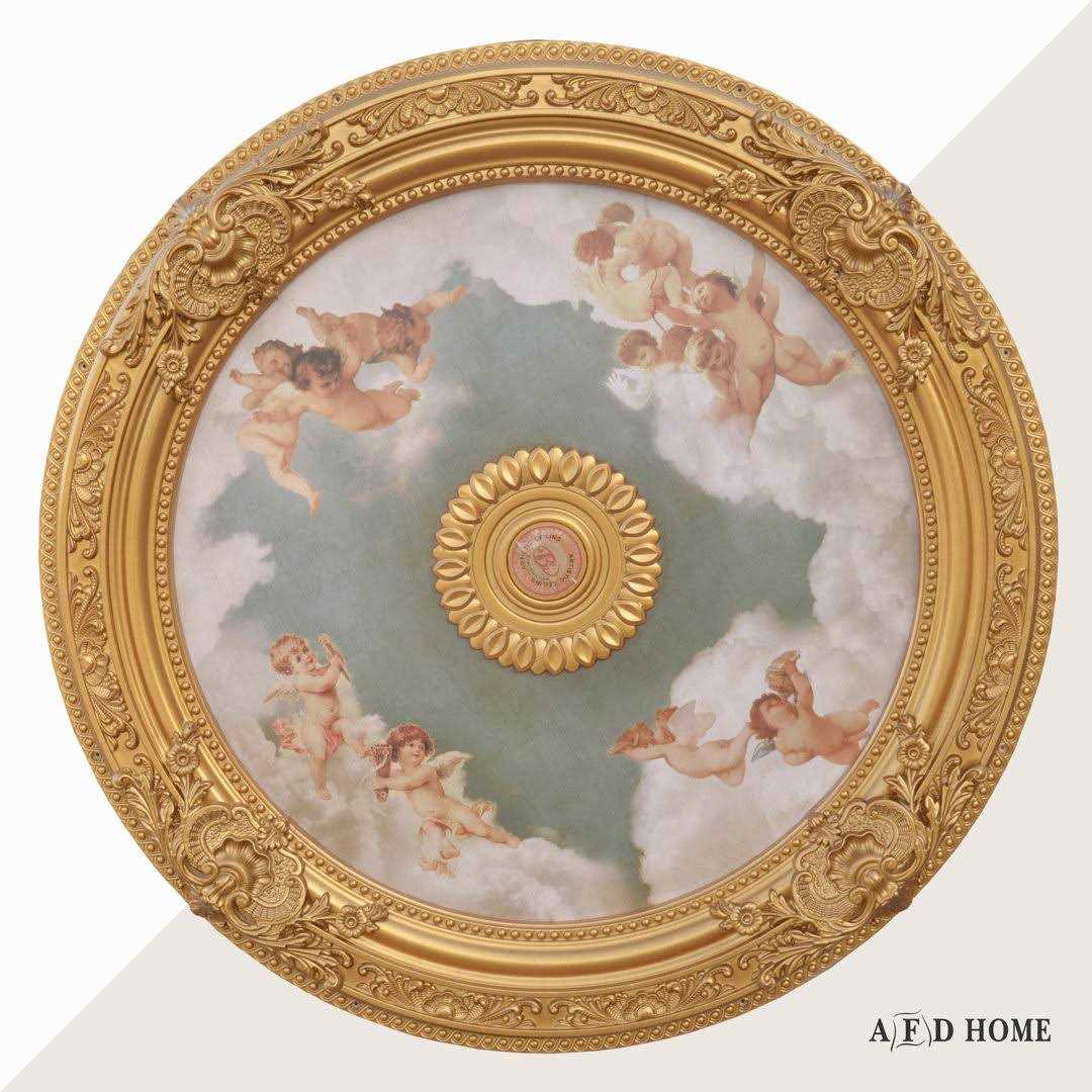 AFD Home Cherubs Sky Round Chandelier Ceiling Medallion 36 - Image 5