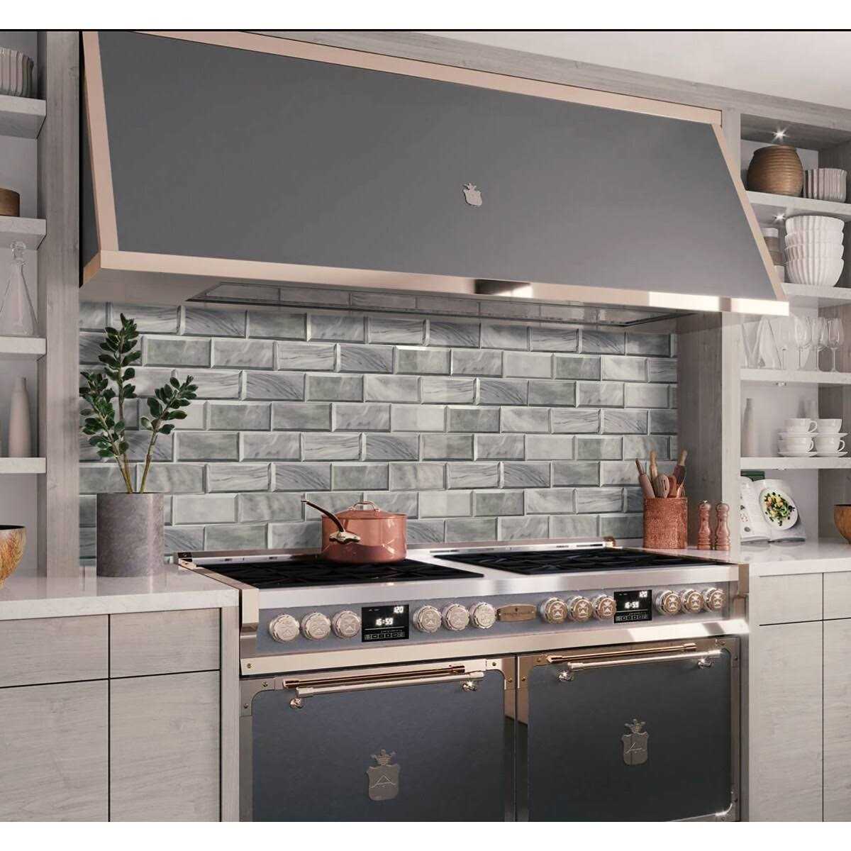 Apollo Tile and 3-in. x 6-in. Beveled Polished Marble Subway Tile - Image 5