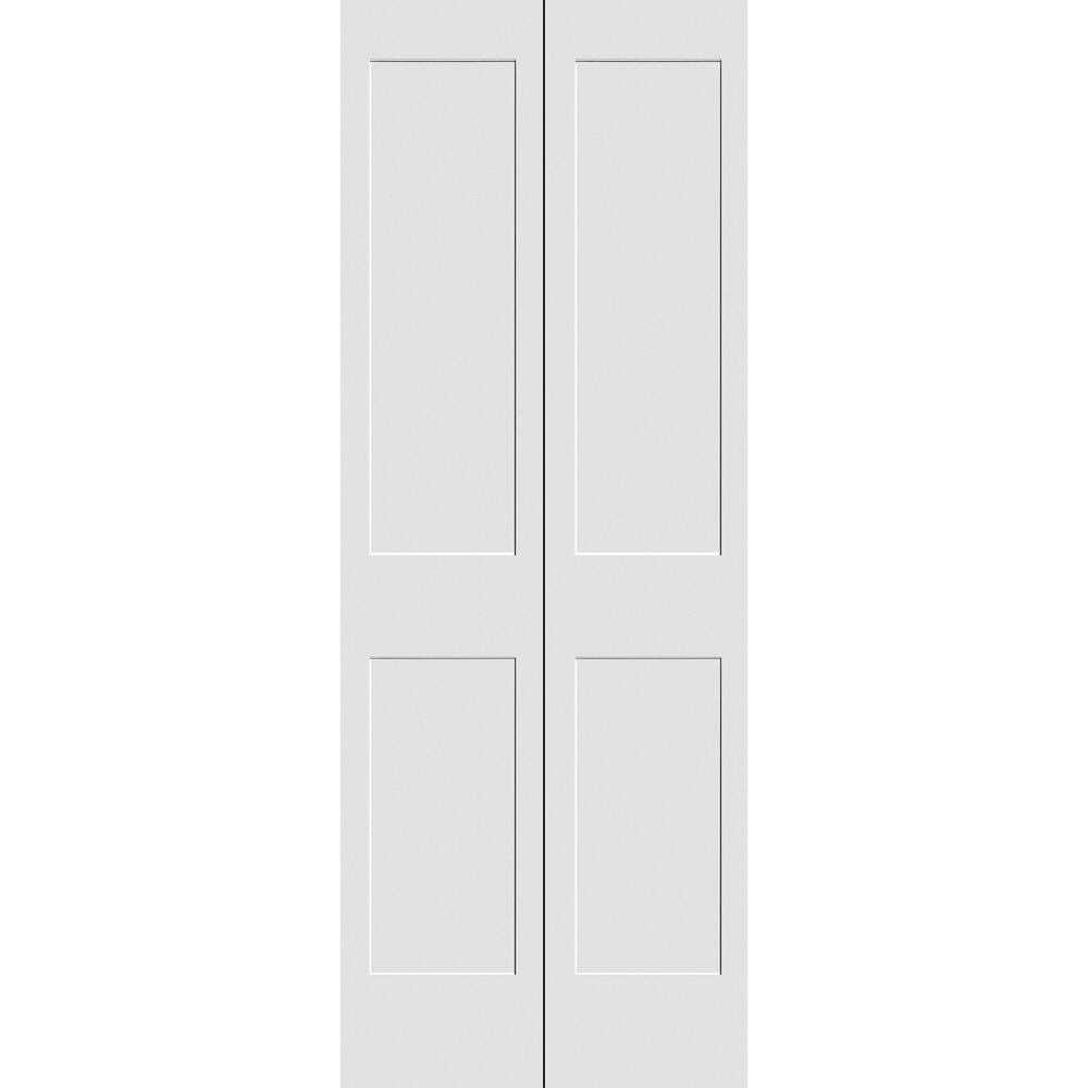 Primed 2 Panel Shaker Bi-Fold Door Trimlite 2068pri8402BF