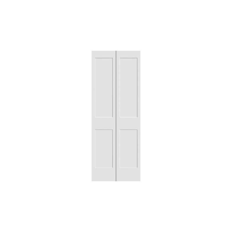 Primed 2 Panel Shaker Bi-Fold Door Trimlite 2068pri8402BF - Image 2