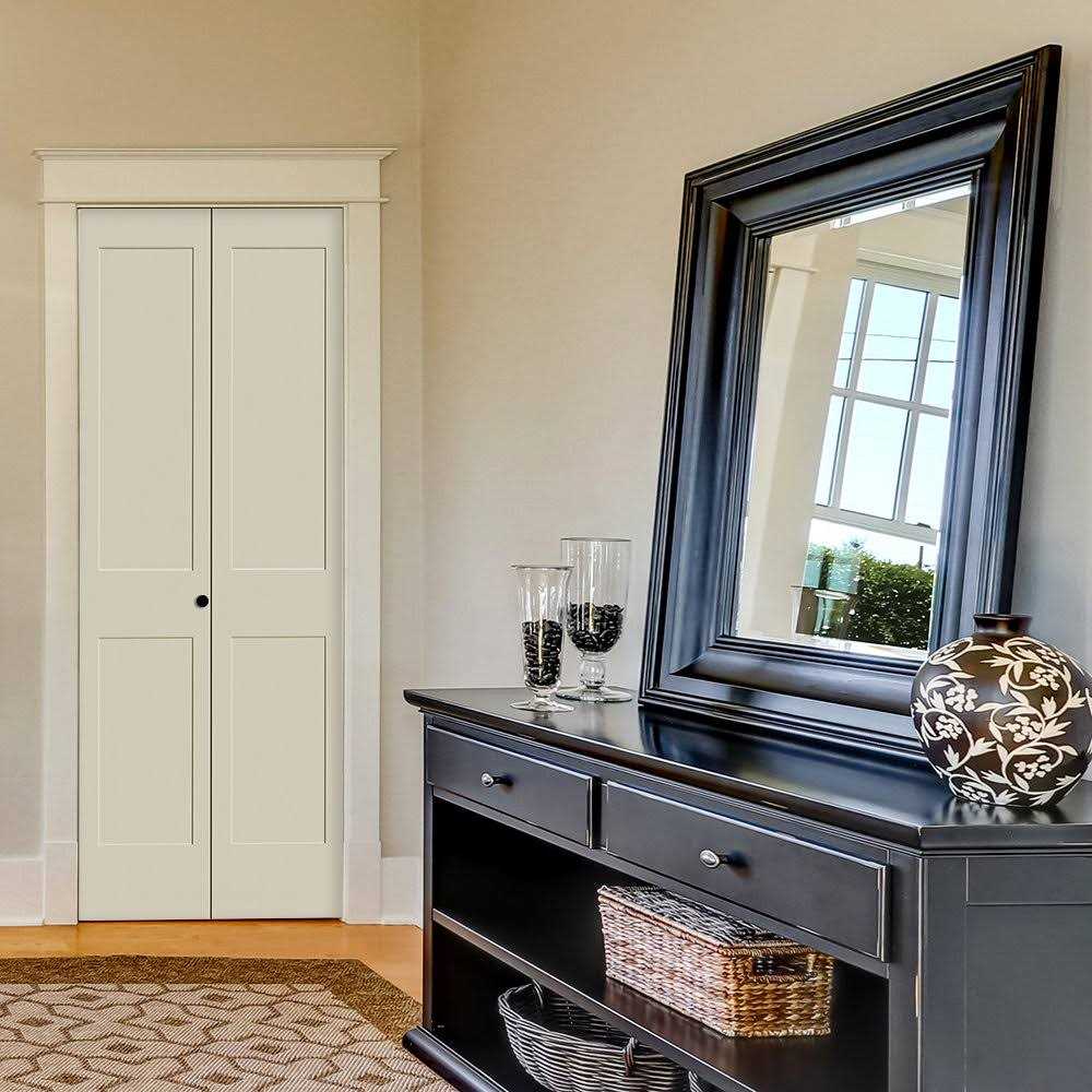 Primed 2 Panel Shaker Bi-Fold Door Trimlite 2068pri8402BF - Image 3