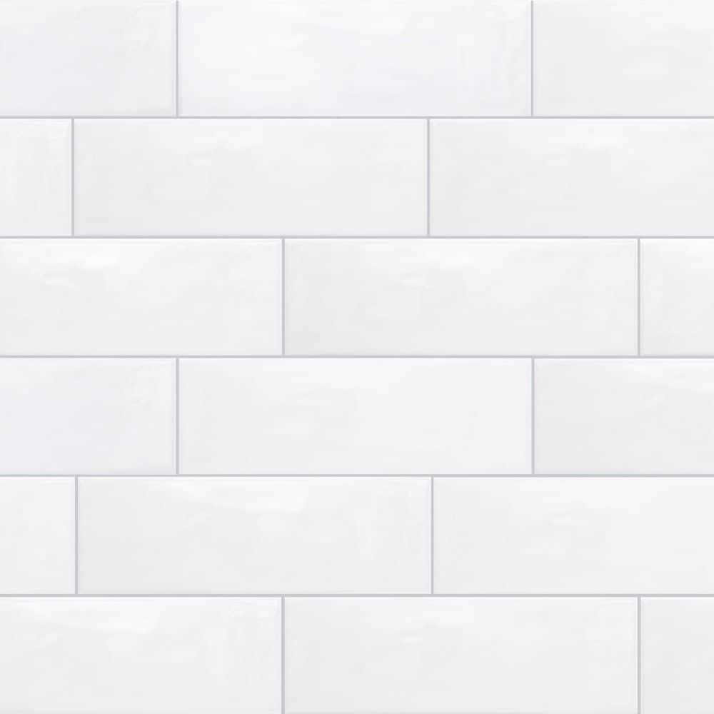 Daltile LuxeCraft Santorini 4-1/4 in. x 12-7/8 in. Glazed Ceramic Undulated Wall Tile