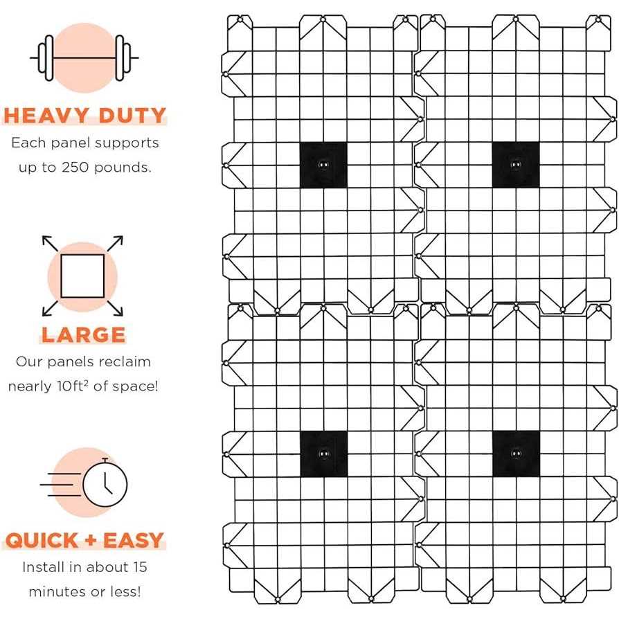 Attic Dek Flooring Storage System, Walking Deck Pallet Boards for Attic, Easy Installation Floor System for Garage, Roof and more - Image 3