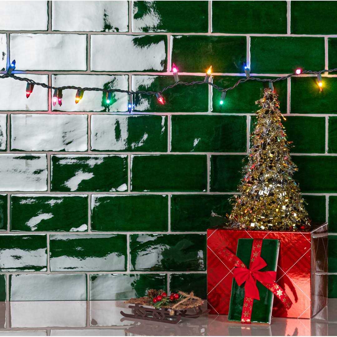 SomerTile Viva Antic Verde 3 x 6 Ceramic Wall Tile - Image 5