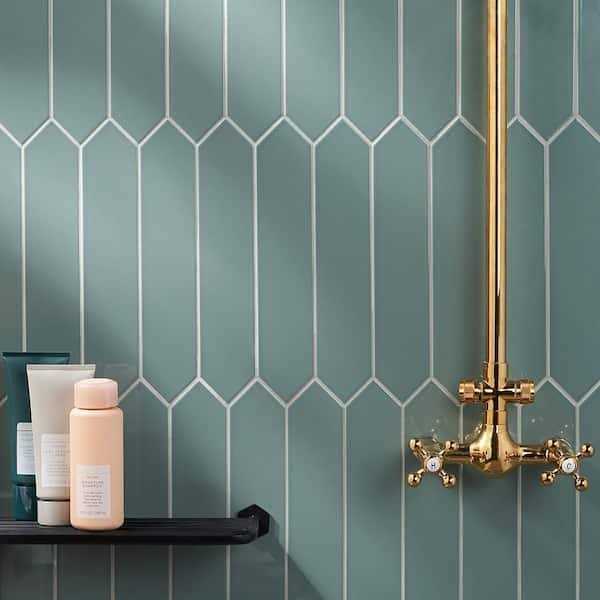 Ivy Hill Tile Axis 3D 2.6 in. x 13 Polished Picket Ceramic Wall Tile - Image 4