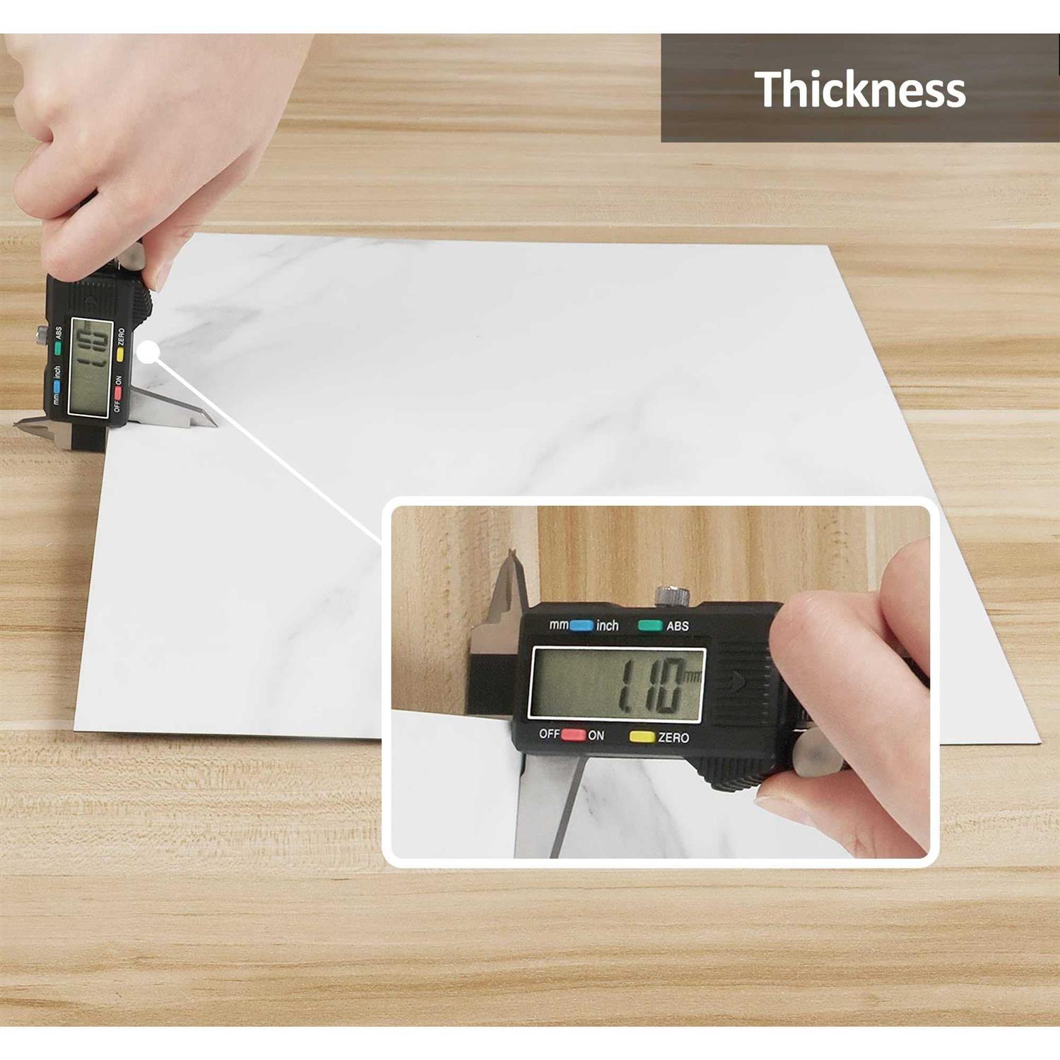 Westick Vinyl Flooring Peel and Stick White Marble Peel and Stick Floor Tile Waterproof Bathroom Tiles For Floor Self Adhesive - Image 4