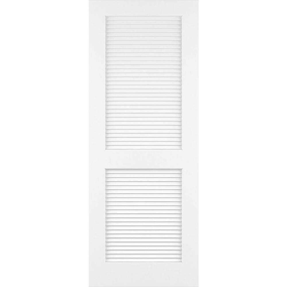 Frameport Louvered Solid Manufactured Wood Standard Door - Image 3