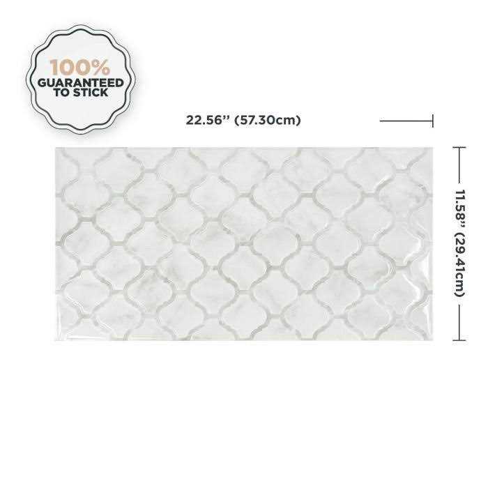 Smart Tiles Original Peel & Stick Backsplash Approx. 11 in. x 22 - Image 3