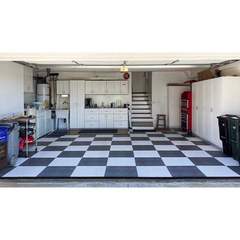 Big Floors GarageDeck Coin Pattern Durable Copolymer Interlocking Modular Non-Slip Garage Flooring Tile - Image 4