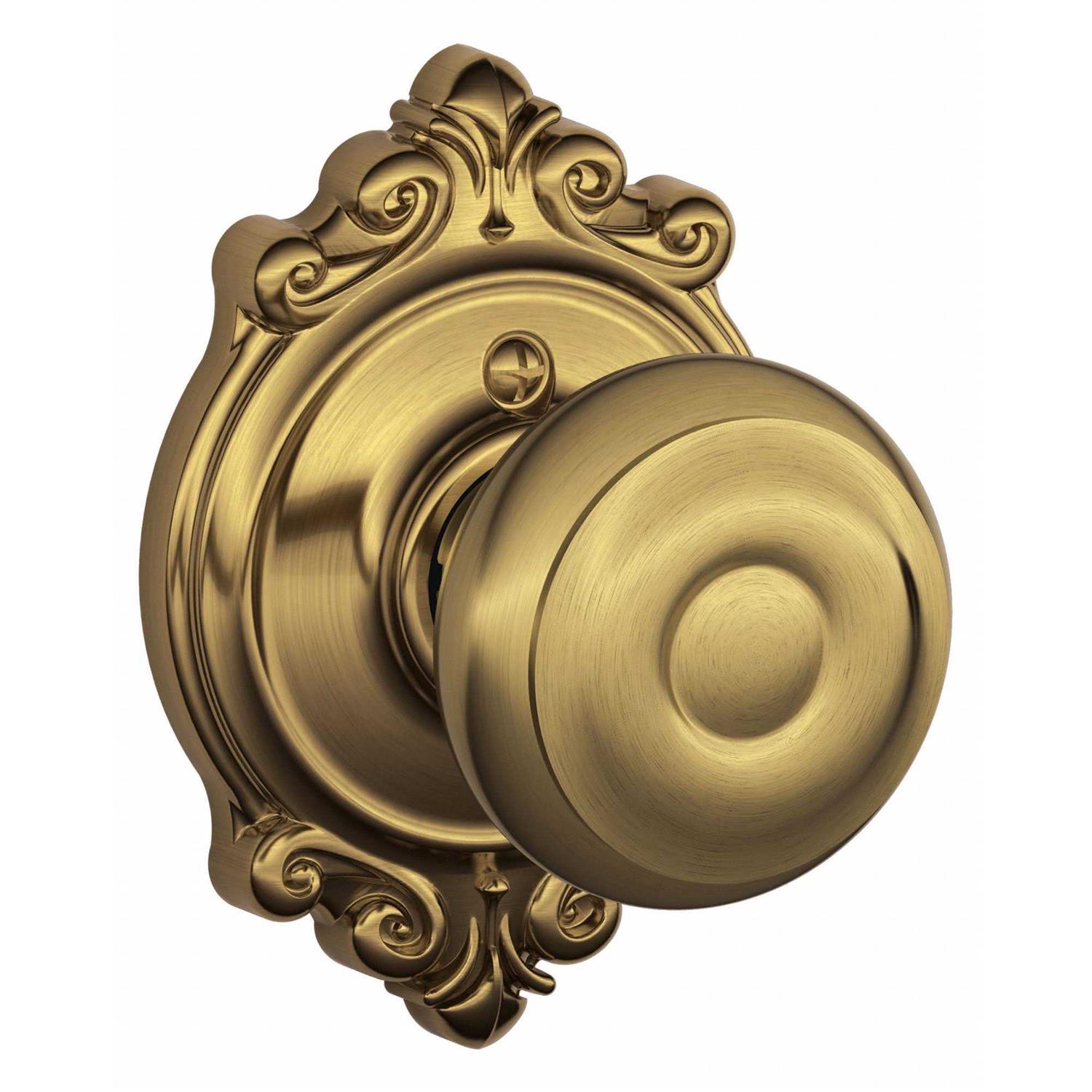 Schlage Georgian Door Knob Brookshire Dummy F170GEO