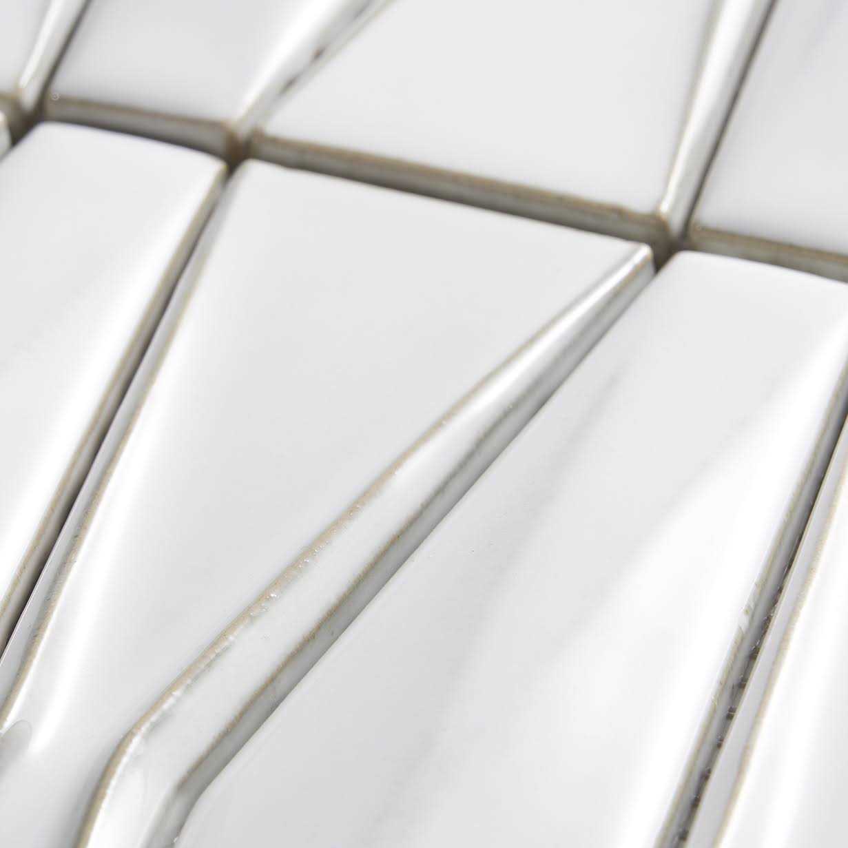 Delphi Harlequin 13 in. x 16 in. Polished Ceramic Mosaic Tile Ivy Hill Tile - Image 2