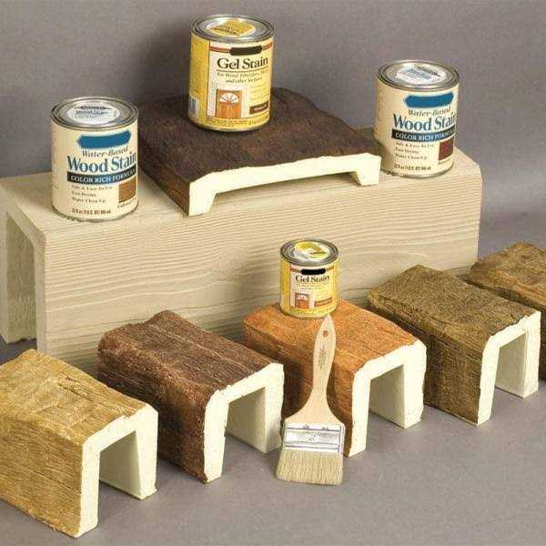 American Pro Decor 2-1/4 in. x 4-3/8 in. x 6 in. Long Modern Faux Wood Beam Sample - Image 5