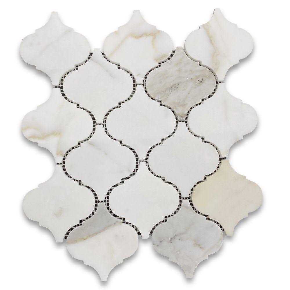 Calacatta 12 x 11 Marble Mosaic Tile Marble Online - Image 2
