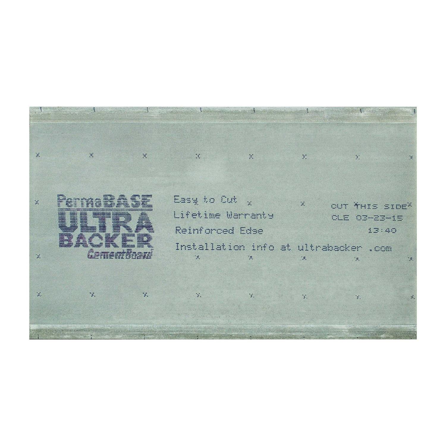 Permabase Ultra-Backer 1/4 in. x 3 ft. x 5 ft. Cement Board