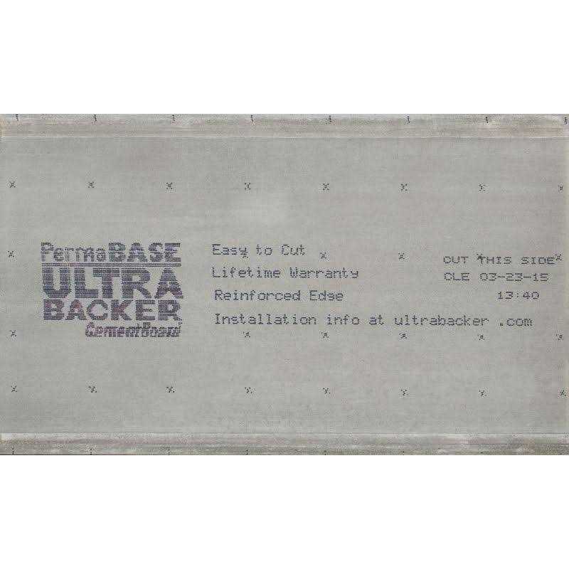 Permabase Ultra-Backer 1/4 in. x 3 ft. x 5 ft. Cement Board - Image 3