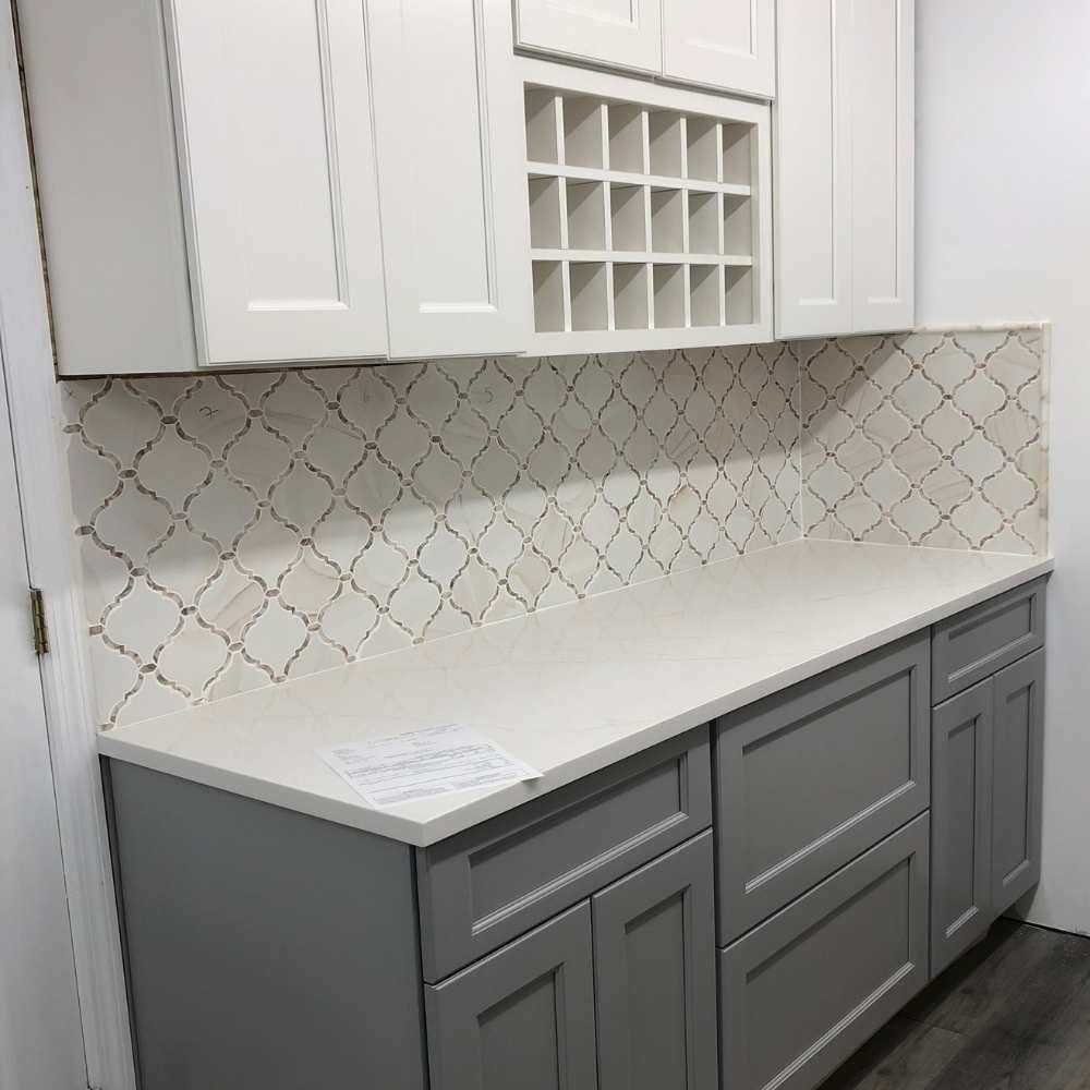 Tahitian Pearl 14 x 14.5 Glass Satin Mosaic Wall Tile The Tile Life - Image 3