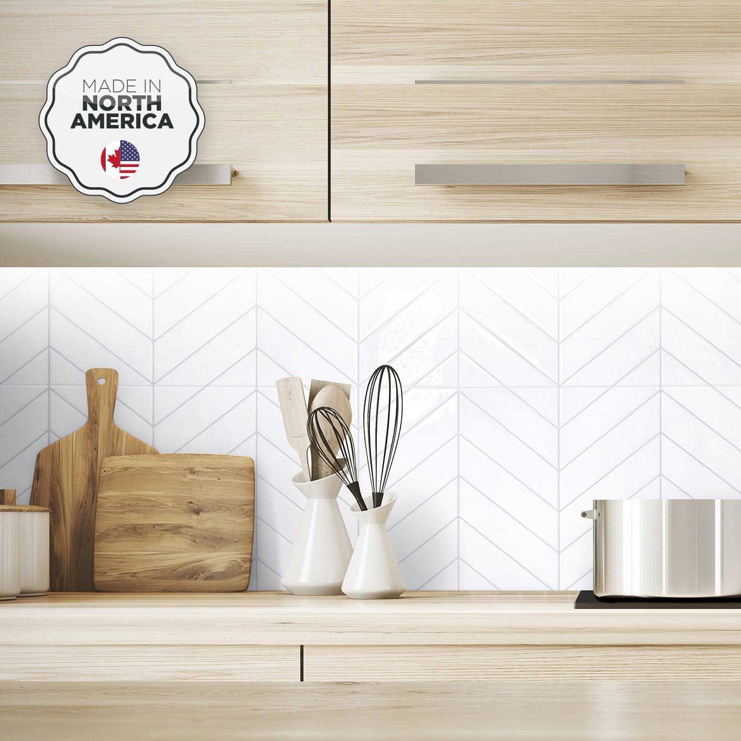 Smart Tiles Peel and Stick Backsplash x-Large 5 Sheets of 22.56 x 11.58 - Image 3