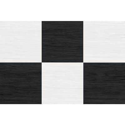 CHRIS LOVES JULIA 3 MIL 12 in. W x 12 in. L Lawrence Black Water Resistant Peel and Stick Vinyl Floor Tiles - Image 2