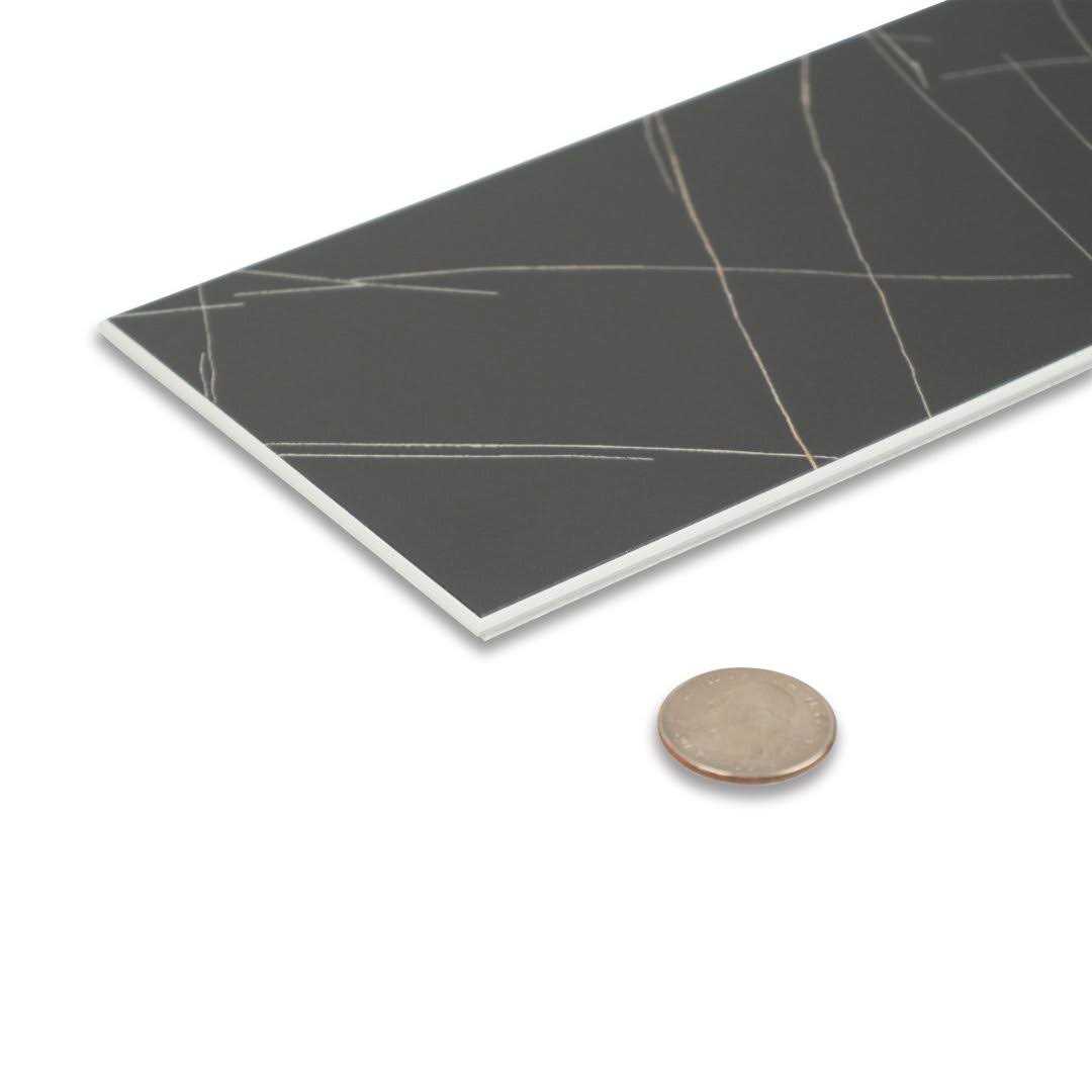Avant Decor Bex Metro Stone Composite Peel and Stick Glossy Subway Backsplash Wall Tiles - Image 4