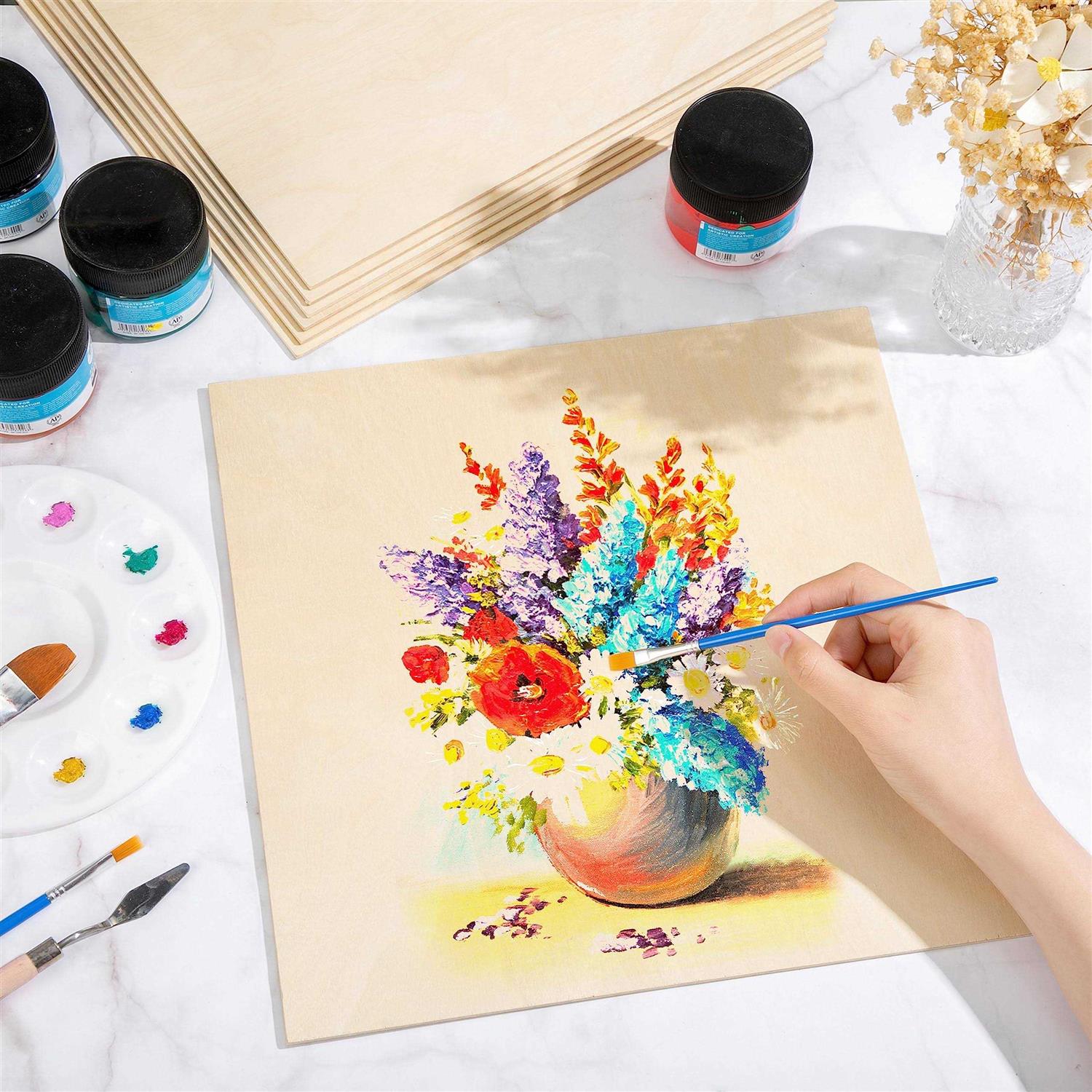 Baltic Birch Plywood 1/8 Inch Thickness 12 x 12 Square Wood Sheets for Laser Cutting, CNC Cutting and Crafts - Image 3