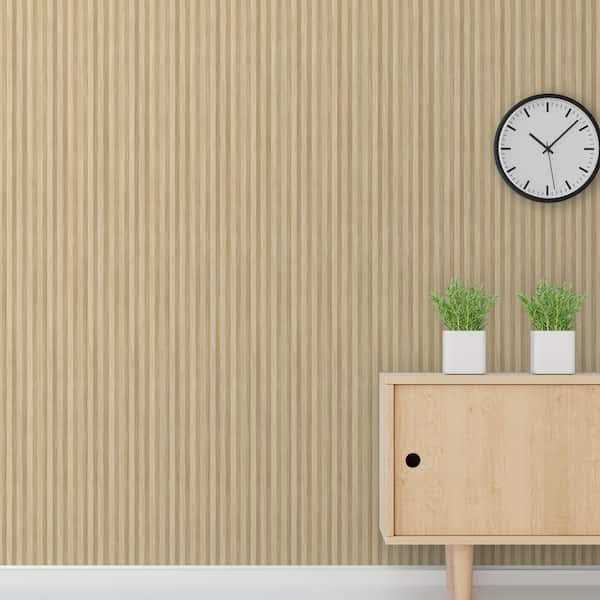 sunwings 6-Pieces 102 In. x 6.5 In. x 0.94 In. WPC 3D Wood Wall Paneling for Interior Wall Decor - Image 5