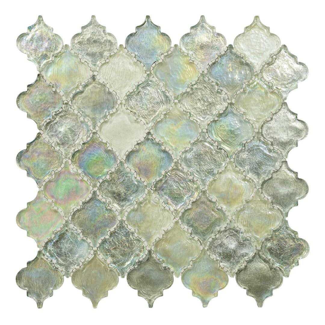 Grandio 2 Arabesque Mosaic Glass Wall Tile Andova