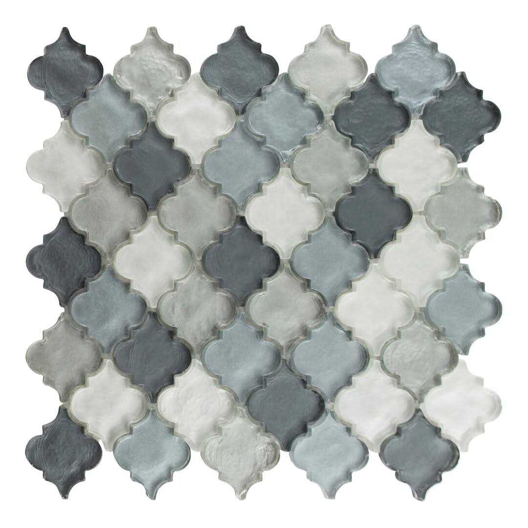 Grandio 2 Arabesque Mosaic Glass Wall Tile Andova