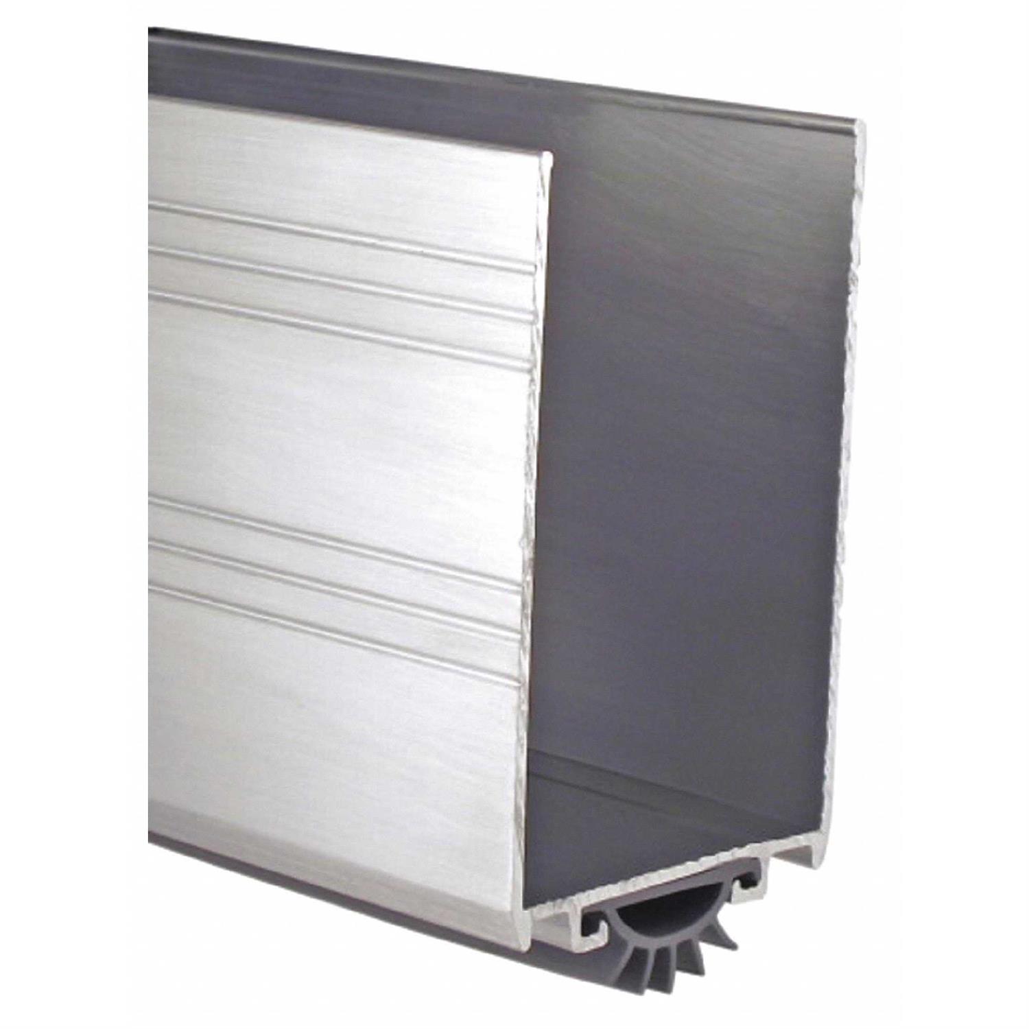 Pemko Door Shoe,1/2 Insert Size,Flange 3/32H 221AV36