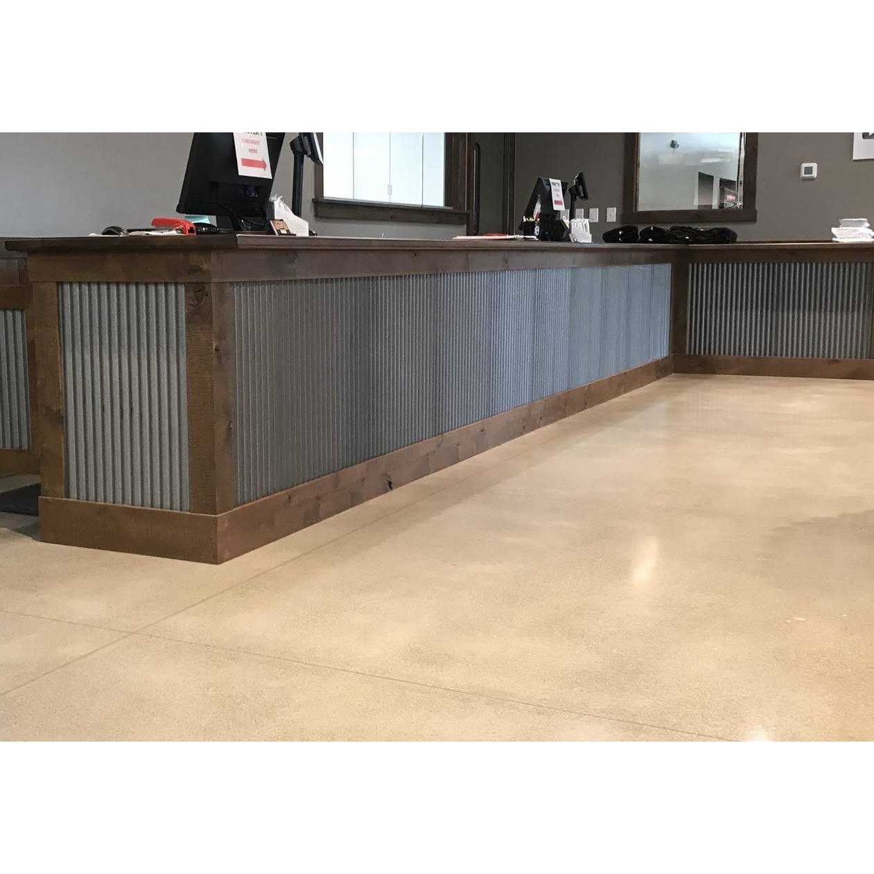 CeilingConnex Corrugated Metal Wainscoting - Image 5