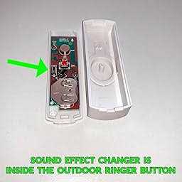 GE Wireless Doorbell Kit 2 Chime Melodies 1 Receiver - Image 3