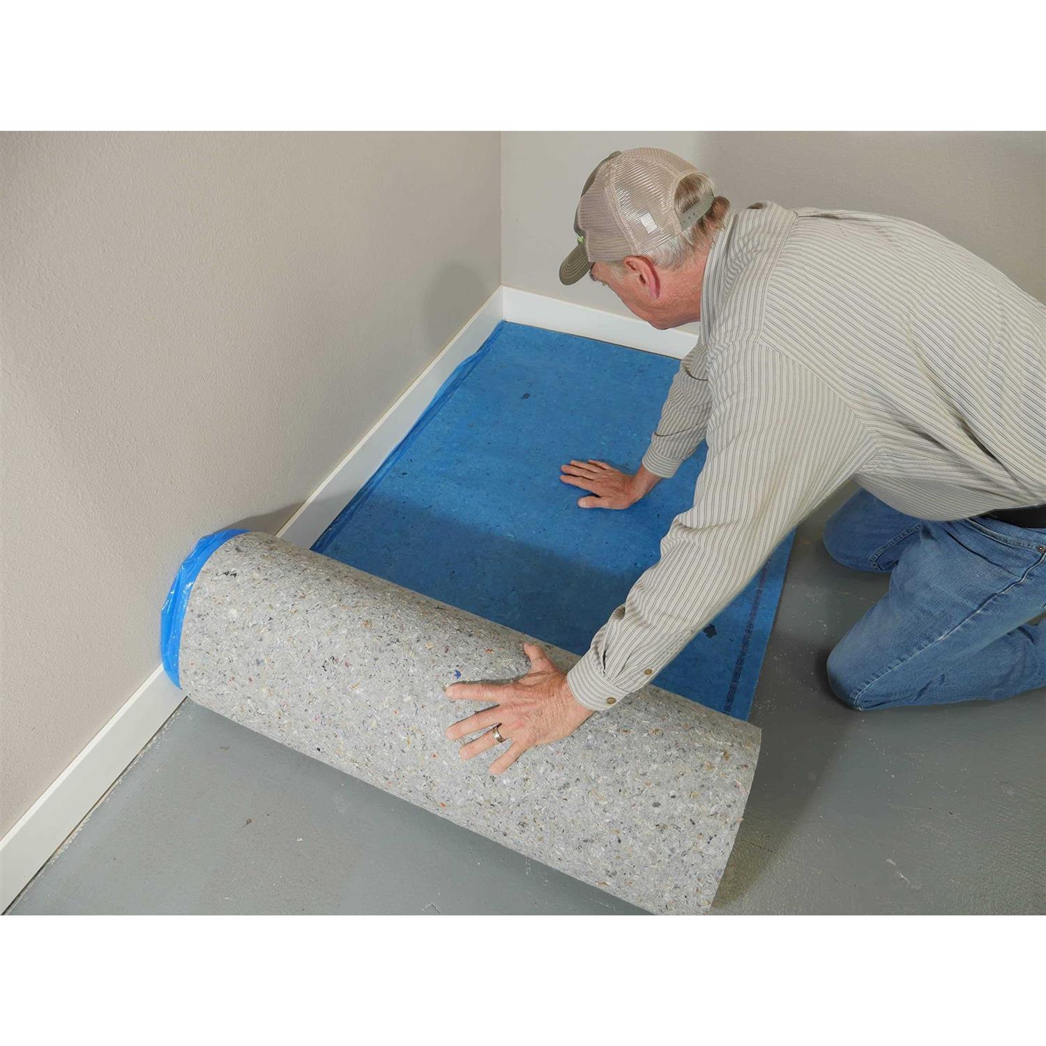 QuietWalk 200 sq. ft. 3 ft. x 66.6 ft. x 3 mm Sound and Moisture Barrier Underlayment for Laminate and Engineered Floors - Image 4