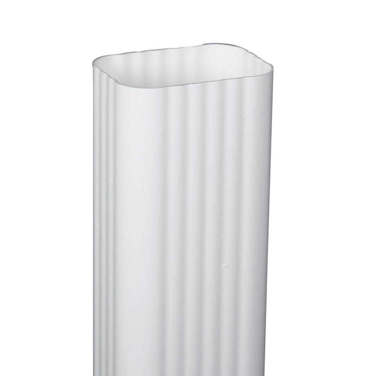 Amerimax 10 ft White Vinyl Traditional Downspout - Image 4
