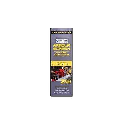 Spectra 5 in x 3 ft Armour Gutter Screen 5ct Box - Image 3