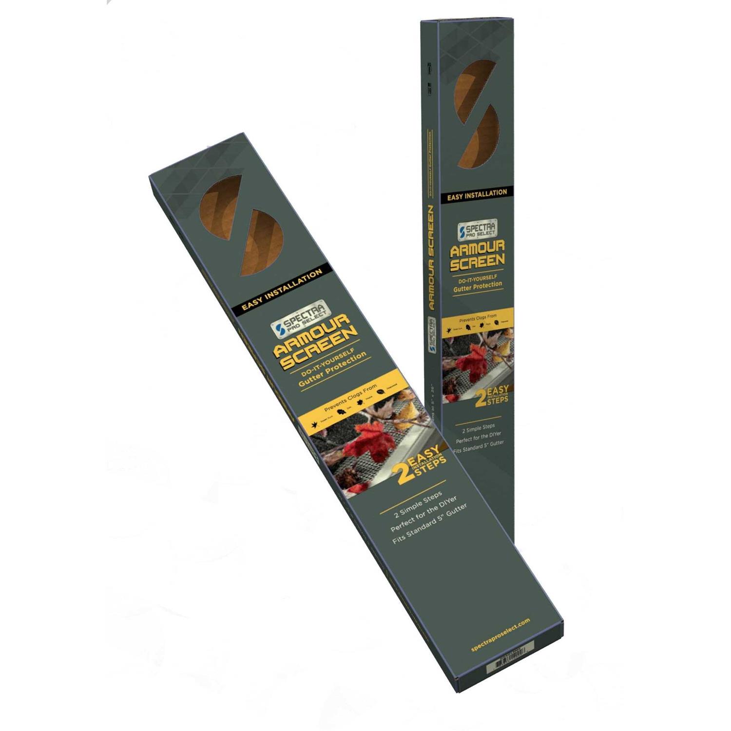 Spectra 5 in x 3 ft Armour Gutter Screen 5ct Box - Image 4