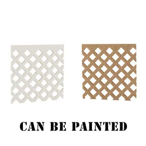 American Pro Decor 6ft W x 2ft H Decorative MDF Screening Panel 45% Open - Image 4