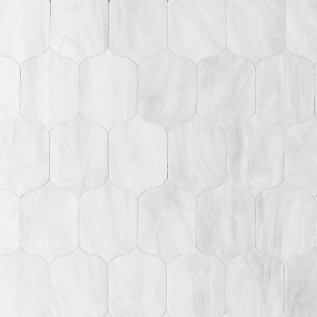 Rococo Lantern 10.68 in. x 14.18 in. Polished Glass Mosaic Wall Tile Ivy Hill Tile