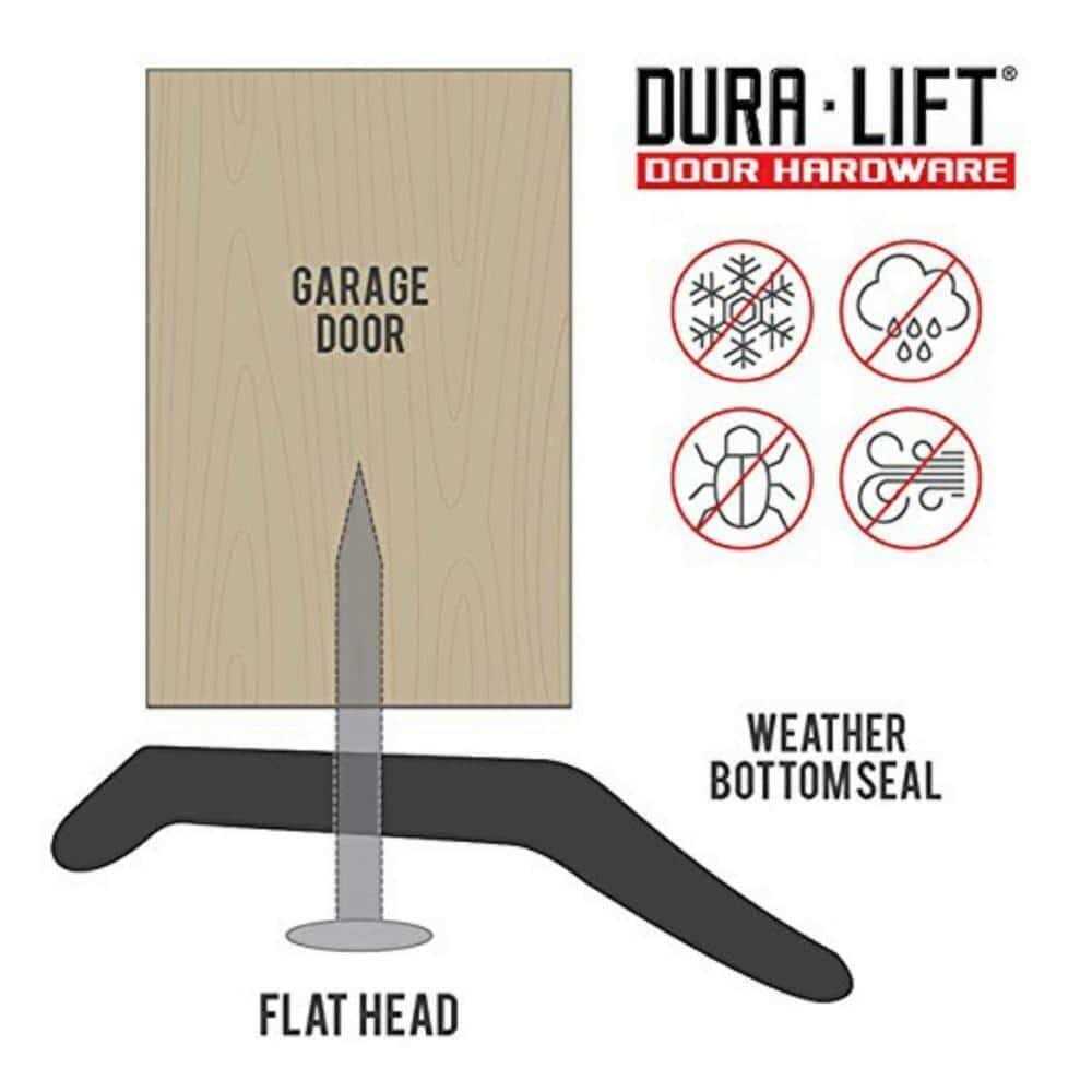 Dura-lift Garage Door Foam Bottom Weather Seal - Image 4