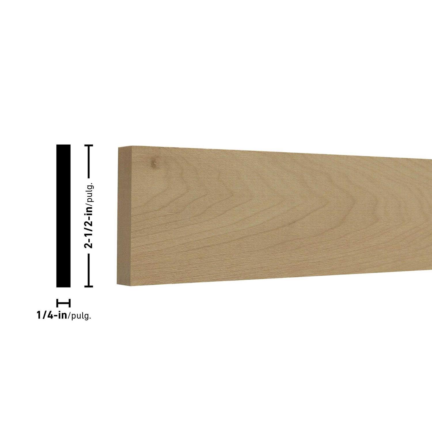 Unbranded 1/4-in x 3-in x 4-ft Unfinished Poplar Board POPSRL143SU04 - Image 4