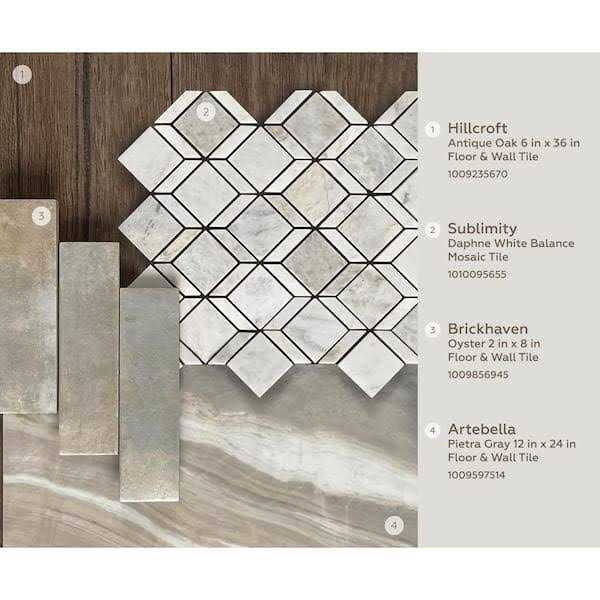 Daltile Artebella Pietra Gray Polished 12 in. x 24 in. Color Body Porcelain Stone Look Floor and Wall Tile - Image 3