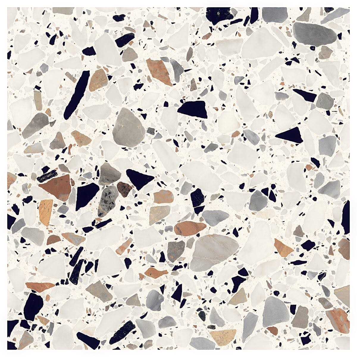 Artmore Tile Shards Terrazzo Bianco 8-in x 8-in Matte Porcelain Encaustic Thinset Mortar Tile - Image 4
