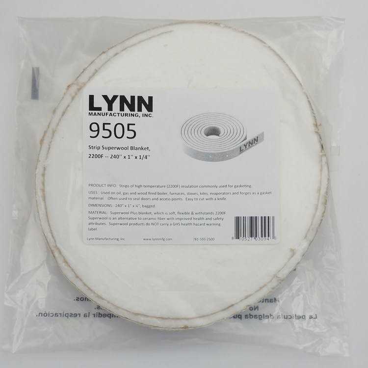 Lynn Manufacturing 2200F Strip Superwool Blanket - Image 4