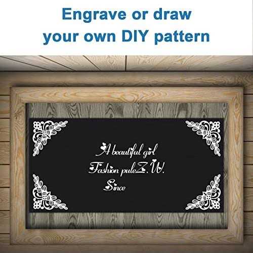 2Pack Anodized Aluminum Sheet 6 x 12 x Black Anodized Aluminum Metal Plates Engraving Blanks for Laser Engraving - Image 3