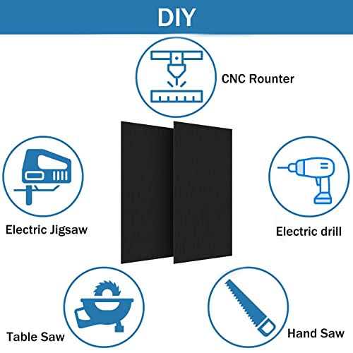 2Pack Anodized Aluminum Sheet 6 x 12 x Black Anodized Aluminum Metal Plates Engraving Blanks for Laser Engraving - Image 5