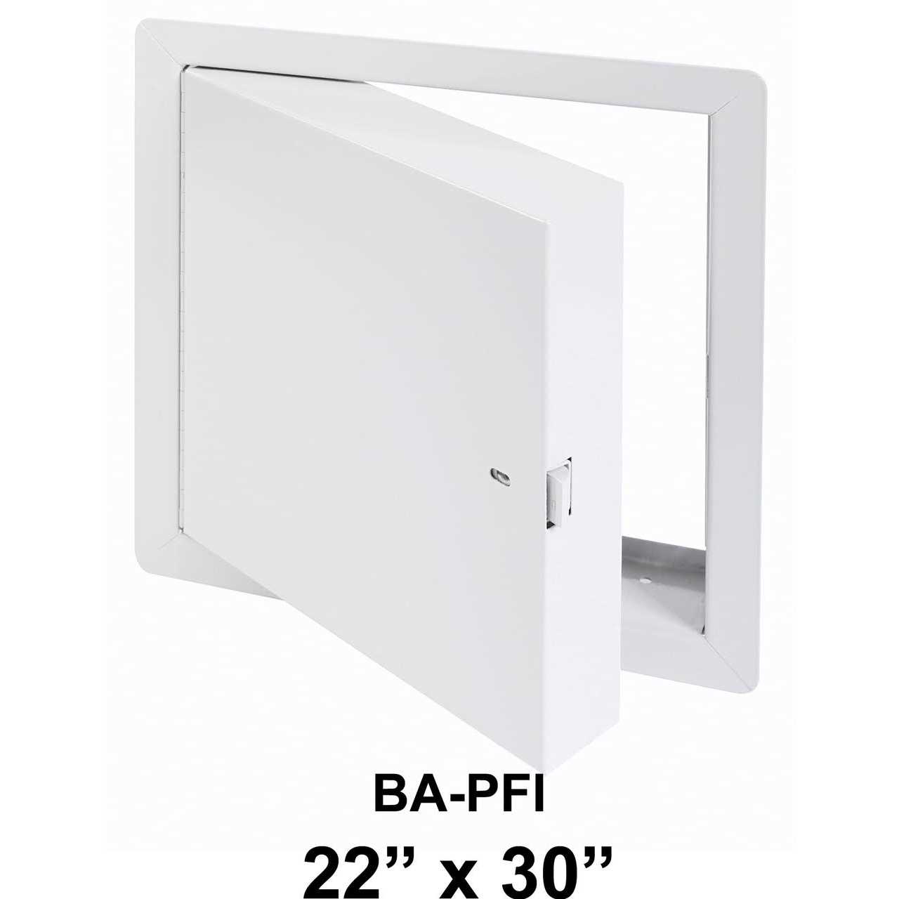 Cendrex Fire-Rated Insulated Access Door with Exposed Flange PFI